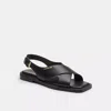 Coach Outlet Link Criss Cross Sandal In Black