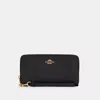 COACH OUTLET LONG ZIP AROUND WALLET
