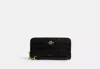 Coach Outlet Long Zip Around Wallet In Black