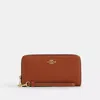 Coach Outlet Long Zip Around Wallet In Multi