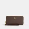 Coach Outlet Long Zip Around Wallet With Detachable Card Case In Multi