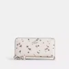Coach Outlet Long Zip Around Wallet With Star Print In Neutral