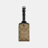 Coach Outlet Luggage Tag In Signature Canvas In Multi