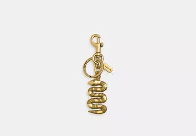 Coach Outlet Lunar New Year Snake Bag Charm In Gold