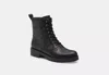 Coach Outlet Lyra Bootie In Signature Canvas In Black