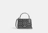 Coach Outlet Lysa Top Handle Bag In Signature Canvas In Grey