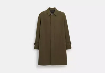 Coach Outlet Mac Coat In Green