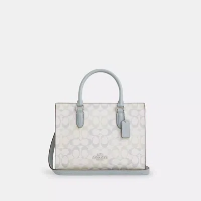 Coach Outlet Maggie Small Tote Bag In Pretty Signature Canvas
