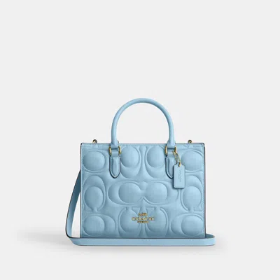 Coach Outlet Maggie Small Tote Bag In Signature Leather In Multi