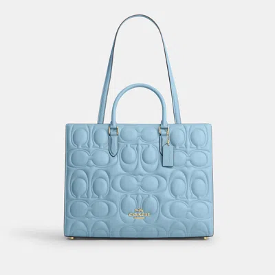 Coach Outlet Maggie Tote Bag In Signature Leather In Multi