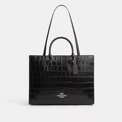 Coach Outlet Maggie Tote Bag In Silver
