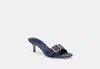 Coach Outlet Margot Signature C Sandal In Blue