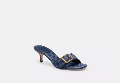 Coach Outlet Margot Signature C Sandal In Blue