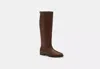 Coach Outlet Marlin Extended Calf Boot In Brown