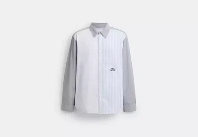 Coach Outlet Mashup Stripe Shirt In Multi