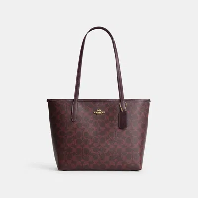 Coach Outlet Medium City Tote Bag In Multi