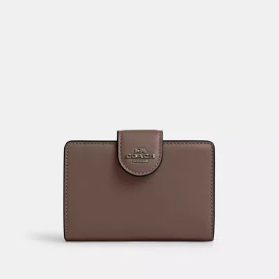Coach Outlet Medium Corner Zip Wallet In Brown