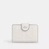 Coach Outlet Medium Corner Zip Wallet In Signature Leather In Multi