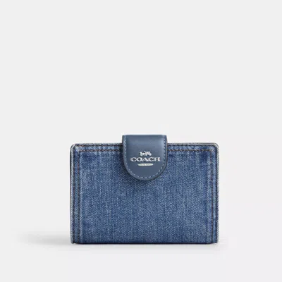 Coach Outlet Medium Corner Zip Wallet In Multi