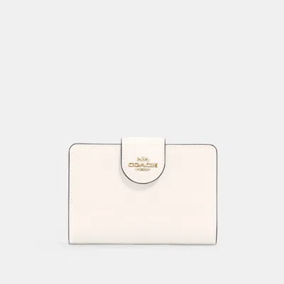 Coach Outlet Medium Corner Zip Wallet In Neutral