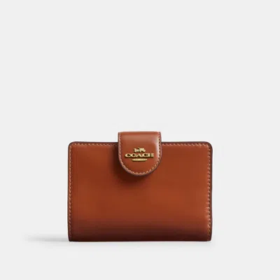 COACH OUTLET MEDIUM CORNER ZIP WALLET