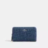 Coach Outlet Medium Id Zip Wallet With Quilting In Multi