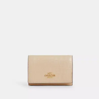 Coach Outlet Micro Wallet In Neutral