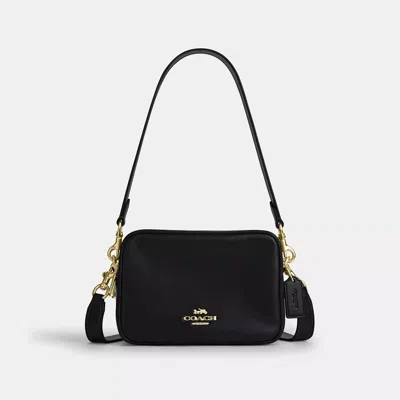 Coach Outlet Mini Carey Crossbody Bag In Black