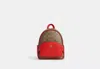 COACH OUTLET MINI COURT BACKPACK IN SIGNATURE CANVAS