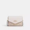 Coach Outlet Mini Envelope Wallet With Strap In Signature Canvas In Multi