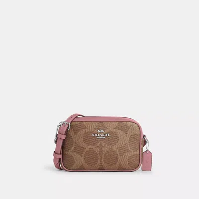 Coach Outlet Mini Jamie Camera Bag In Maxi Signature Canvas In Multi