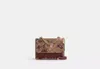 Coach Outlet Klare Crossbody Bag In Signature Canvas With Rose Print In Beige/multi