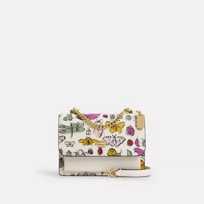 Coach Outlet Mini Klare Crossbody With Creature Print In White