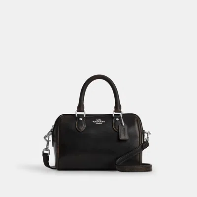 Coach Outlet Mini Rowan Crossbody Bag In Loved Leather In Multi
