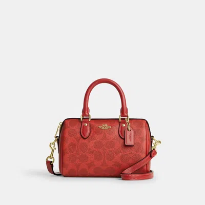 Coach Outlet Mini Rowan Crossbody Bag In Signature Canvas