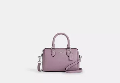 Coach Outlet Mini Rowan Crossbody Bag In Purple