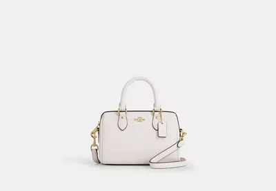 Coach Outlet Mini Rowan Crossbody Bag In White
