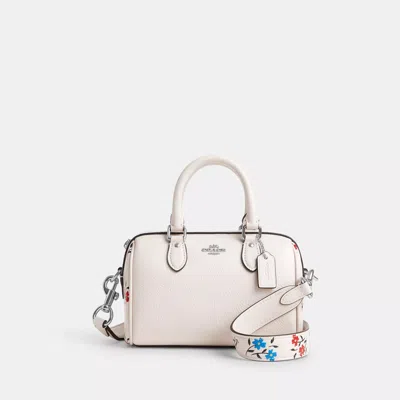 Coach Outlet Mini Rowan Crossbody In White