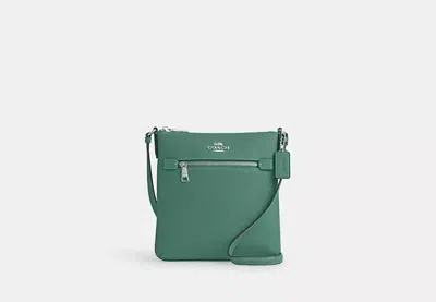 Coach Outlet Mini Rowan File Bag In Green