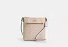 Coach Outlet Mini Rowan File Bag In Signature Canvas In Beige