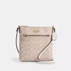 Coach Outlet Mini Rowan File Bag In Signature Canvas In Beige
