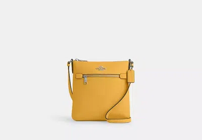 Coach Outlet Mini Rowan File Bag In Yellow