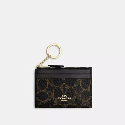 Coach Outlet Mini Skinny Id Case In Loved Signature Canvas In Multi