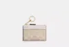 Coach Outlet Mini Skinny Id Case In Signature Canvas In Beige