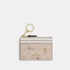 Coach Outlet Mini Skinny Id Case In Signature Canvas With Floral Print In Multi