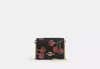Coach Outlet Mini Wallet On A Chain With Cherry Print In Black