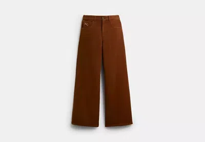 Coach Outlet Moleskin Pants In Brown