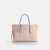 Coach Outlet Mollie Tote Bag 25 In Signature Canvas In Beige