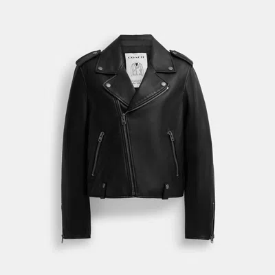 Coach Outlet Moto Jacket In Black