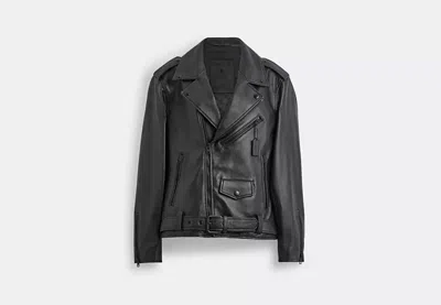 Coach Outlet Moto Jacket In Black